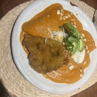 Enmoladas encacahuatadas  at Na Tlali in Mexico City