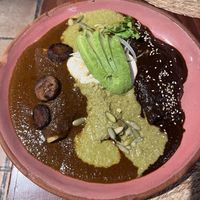 Enmoladas pintadas   at Na Tlali in Mexico City