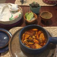 Pancita soup at Na Tlali in Mexico City