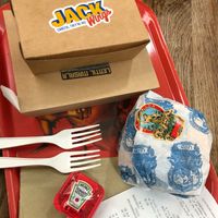 Meal at LEON - Canary Wharf in London