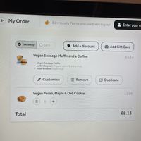 Touchpad ordering  at LEON - Horseferry in London