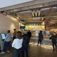 Leon counter with touchpad ordering  at LEON - Horseferry in London