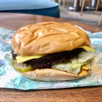 Love burger  at LEON - Manchester Piccadilly in Manchester