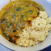 Mittagessen Grünes Curry at Cafe Isla in Stuttgart