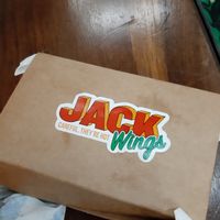 Vegan cheesy jack wings!! Made of jackfruit. Very good! at LEON - Victoria Station in London