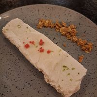 Lemon cheesecake (vegan) at BaganHood 蔬食餐酒館 in Taipei