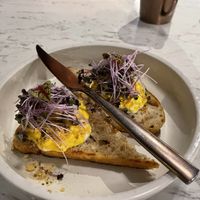 Vegan egg sandwich   at BaganHood 蔬食餐酒館 in Taipei