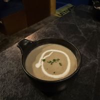 Mushroom soupp  at BaganHood 蔬食餐酒館 in Taipei
