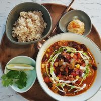 Chilli Con Carne Bowl at BaganHood 蔬食餐酒館 in Taipei