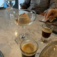 Ice cream with espresso at BaganHood 蔬食餐酒館 in Taipei