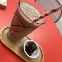 Vegan Hazelnut Milkshake 8,40€  at Quetzal in Antwerpen