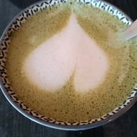 Oat matcha latte at Monkey Mind in Berlin