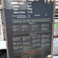 Menu at Umami on Wheels - Food Truck in Burlington