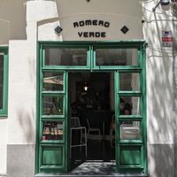 outside at Romero Verde in Madrid