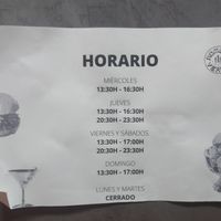 Opening hours at Romero Verde in Madrid