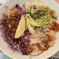 pad thai at Romero Verde in Madrid