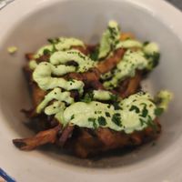 (cogimos más platos para compartir, pero nos los comimos tan rápido que no hubo tiempo para la foto!) at Romero Verde in Madrid