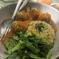 Albóndigas de Tempeh at Romero Verde in Madrid