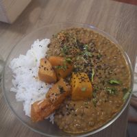 Lentil soup at Romero Verde in Madrid