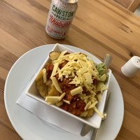 Vegan Chili   at Laggan Wolftrax Cafe in Laggan