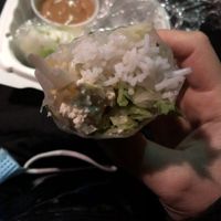 Yummy summer vegan roll  at The Rolling Spring Roll in Farmingdale