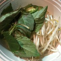 Vegan pho  at The Rolling Spring Roll in Farmingdale
