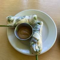 Vegetable summer roll at The Rolling Spring Roll in Farmingdale