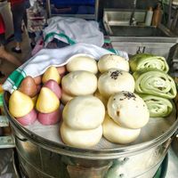 Vegan bun at Dough Magic 扑面而来 - Chinatown in Central Singapore
