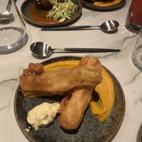 Tempura and sweet potato at Polichinelle in Paris