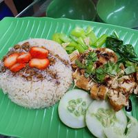 Chicken rice ~ Circuit Breaker Period  Phase 2 at Daily Green 吉祥素 - Bedok in East Singapore