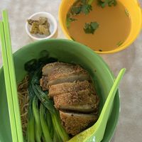 Chicken cutlet noodle $4  at Daily Green 吉祥素 - Bedok in East Singapore