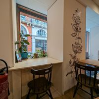 Lots of little unique spaces to sit at Virgule in Toulouse