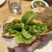 Sandwhich au pesto   at Virgule in Toulouse