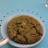 Matcha cookie at Virgule in Toulouse