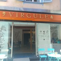 From the outside at Virgule in Toulouse