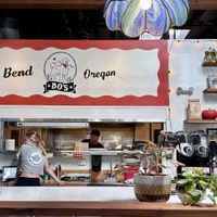 Counter service  at Bo's Falafel Bar in Bend