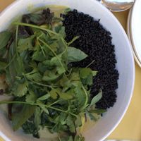 Spicy yellow curry  at Wildseed in San Francisco