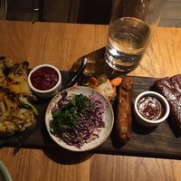 BBQ plate at Wildseed in San Francisco