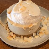 Meyer Lemon Agave Cheesecake  at Wildseed in San Francisco