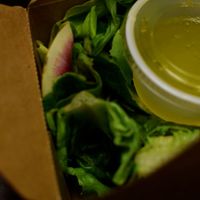 small basic salad as rice replacement at Wildseed in San Francisco