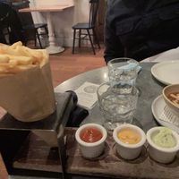Fries with dips  at Wildseed in San Francisco