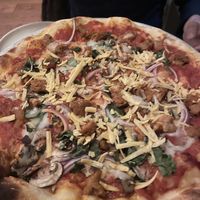 Meat lovers pizza   at Wildseed in San Francisco
