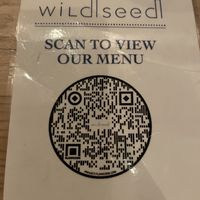 Menu  at Wildseed in San Francisco
