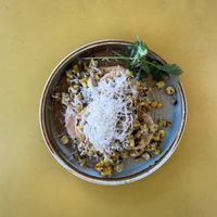 Mexican Corn Cake: one of the best things I’ve had in a while  at Wildseed in San Francisco