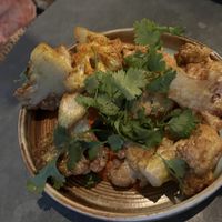 Curried cauliflower (great)  at Wildseed in San Francisco