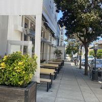 Plenty of Outdoor Seating on Side of Building  at Wildseed in San Francisco