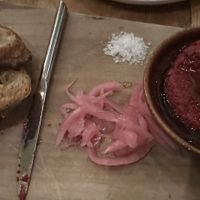 Beet pate  at Wildseed in San Francisco