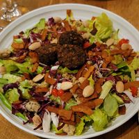 Salad with Neatballs at Wildseed in San Francisco