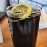 Charcoal lemonade at Wildseed in San Francisco