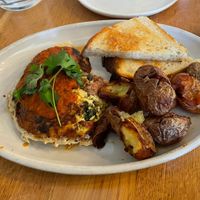 Spicy sausage omelette  at Wildseed in San Francisco